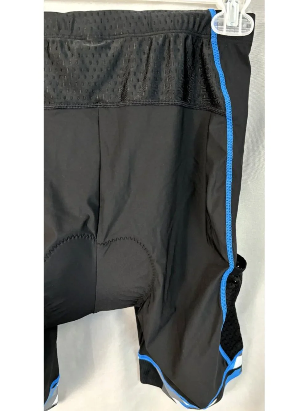 My Kilometre Mens Cycling Shorts Black Blue Pockets Padded Eco Friendly 2XL NWTs